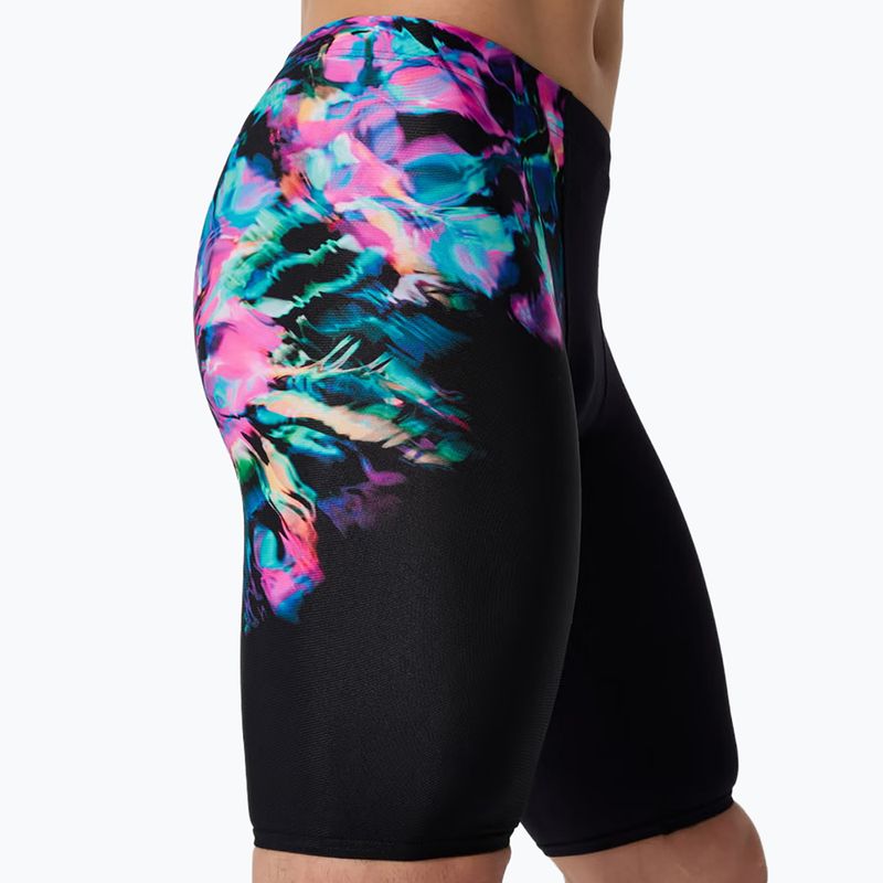 Jammer da nuoto uomo Speedo Placement Aquashort glitchy garden/black 5