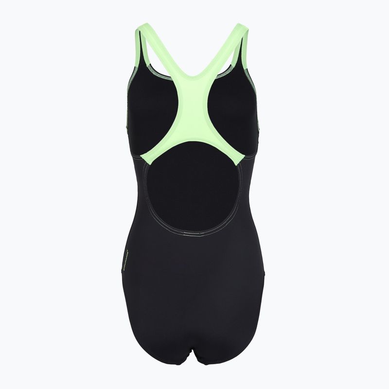 Costume da bagno intero donna Speedo Medley Logo Medalist anthracite/clover 2