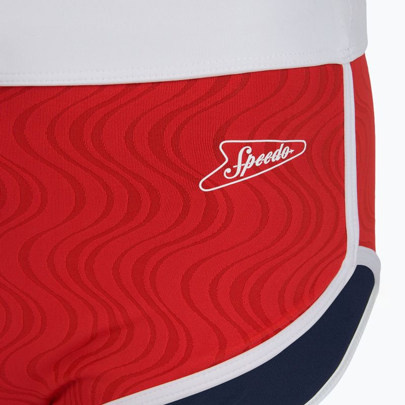 Slip da nuoto uomo Speedo Texture Brief 3.5" high risk red 3