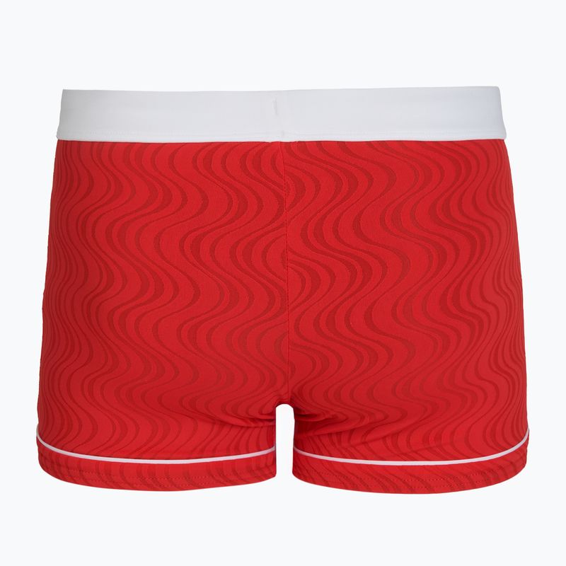 Slip da bagno uomo Speedo Textured Aquashort high risk red 2