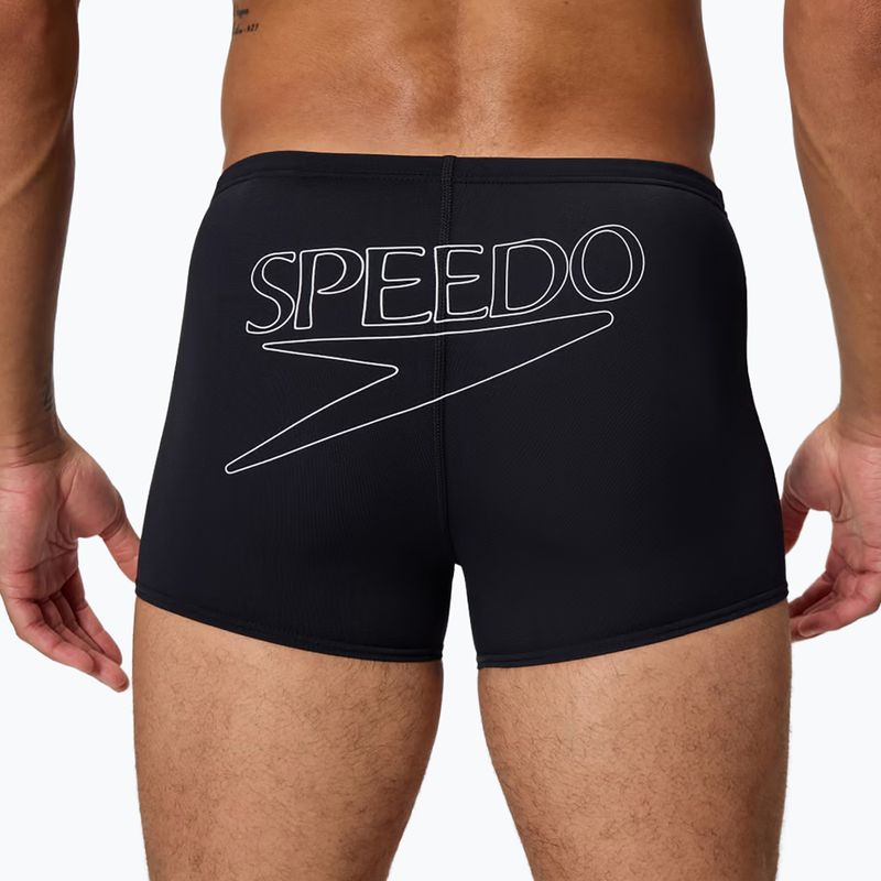 Boxer da bagno uomo Speedo Endurance+ Logo Aquashort anthracite 5