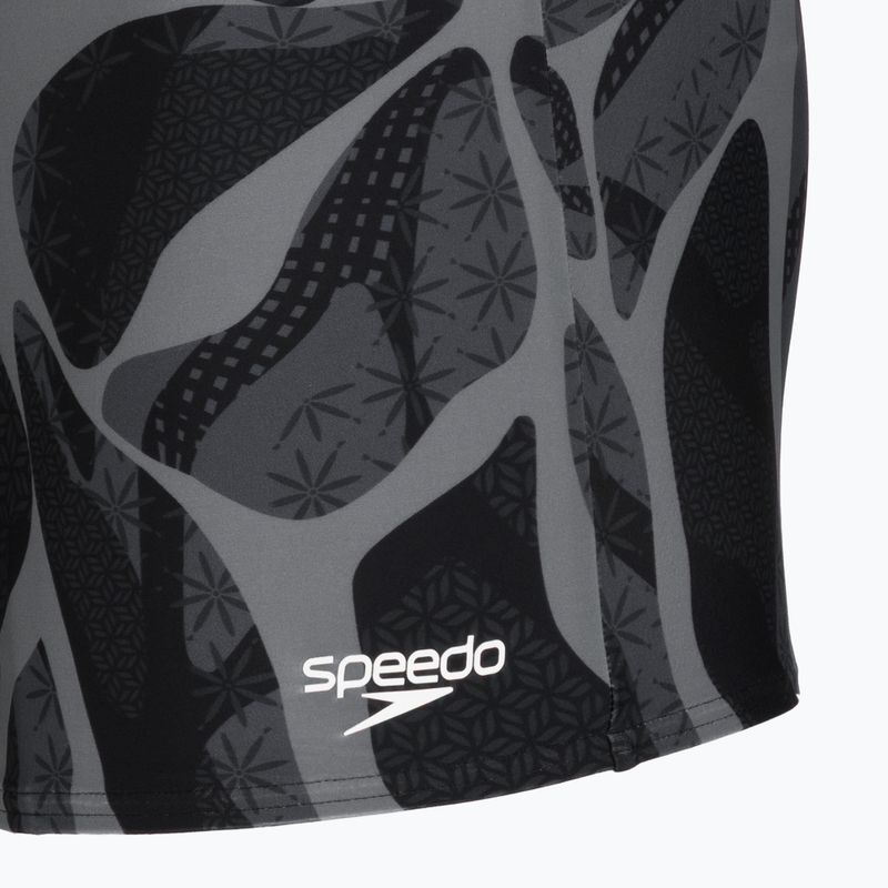 Boxer da nuoto Speedo Valmilton Aquashort anthracite/lead grey 4
