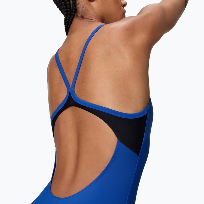 Costume intero donna Speedo Solid Racerback zaffre blue/anthracite 4
