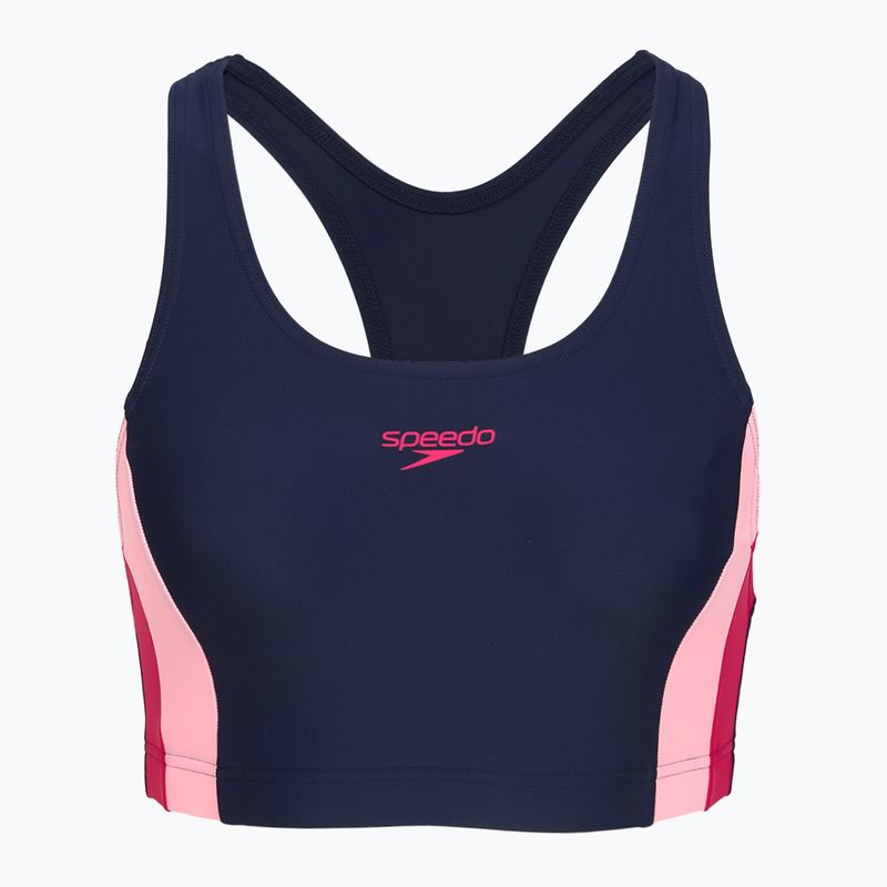Costume da bagno intero donna Speedo Colourblock Splice 2.0 peacoat/pink 3