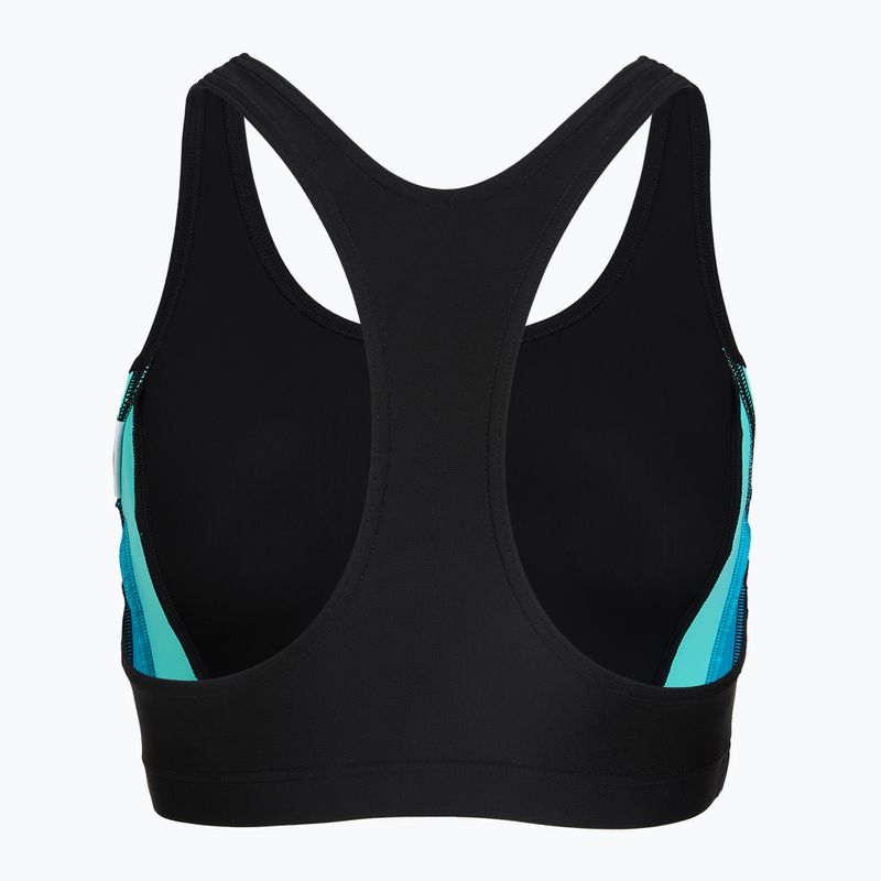 Costume da bagno intero donna Speedo Colourblock Splice 2.0 anthracite/mayanblue 4