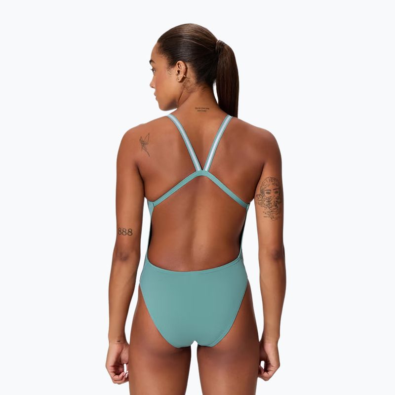 Costume intero da donna Speedo Active Back storm green 2