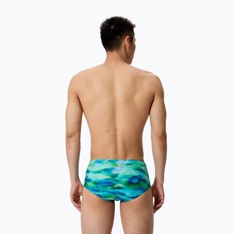 Boxer da bagno uomo Speedo Printed 13.5 cm Brief sunset grove/green 2