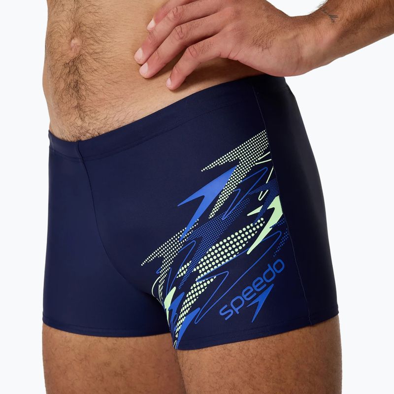 Boxer da bagno uomo Speedo Medley Logo Aquashort peacoat/deep sapphire 6