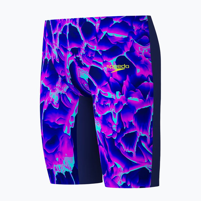 Jammer da nuoto per bambini Speedo Fastskin Endurance+ Max High Waisted Jammer cave current/jelly 3