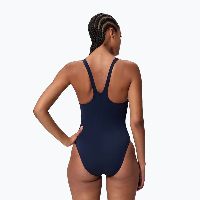Costume intero da donna Speedo Hyperboom Butterfly Back peacoat/deep sapphire 2