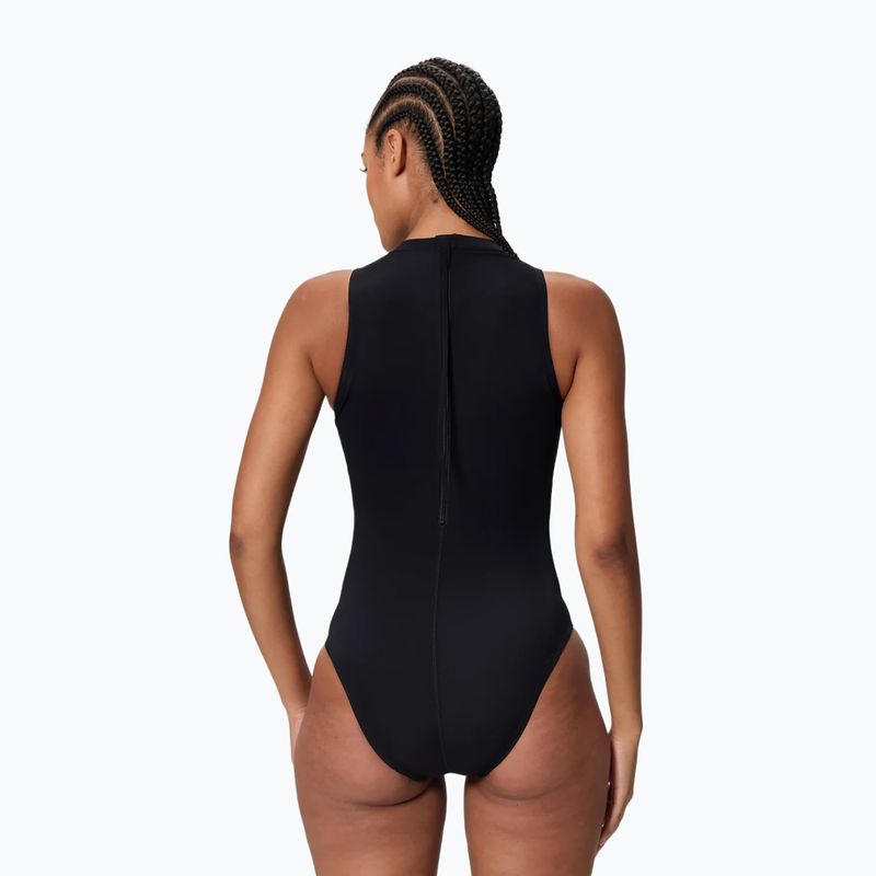 Costume da bagno intero donna Speedo Endurance+ Logo Hydrasuit anthracite 2