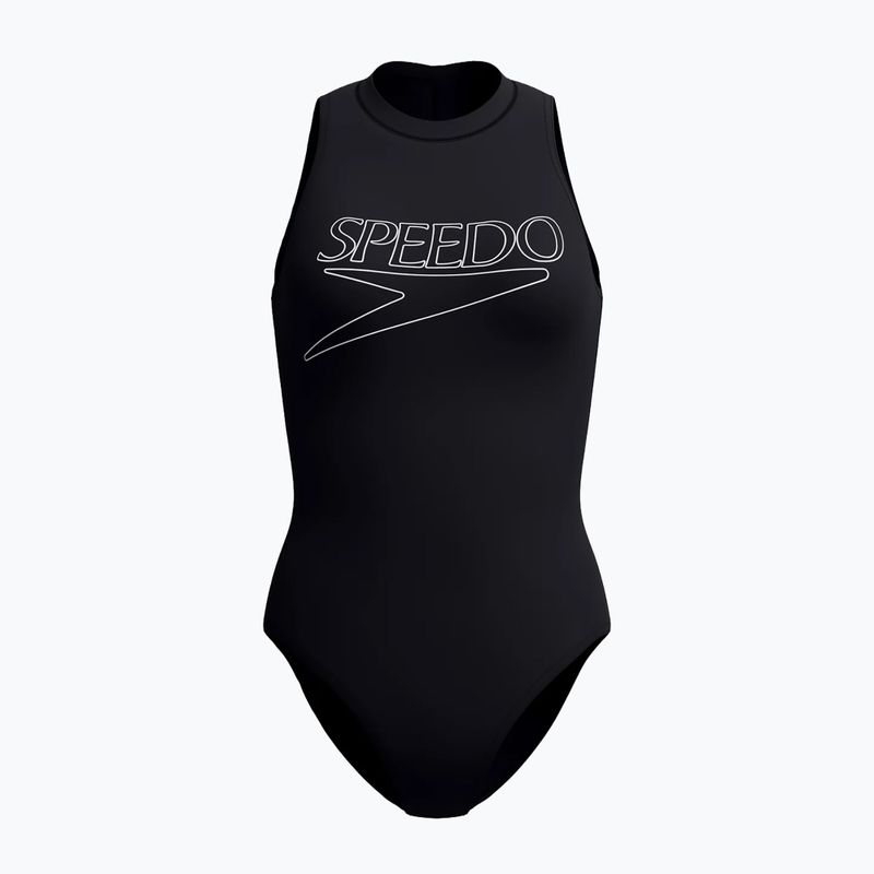 Costume da bagno intero donna Speedo Endurance+ Logo Hydrasuit anthracite 3