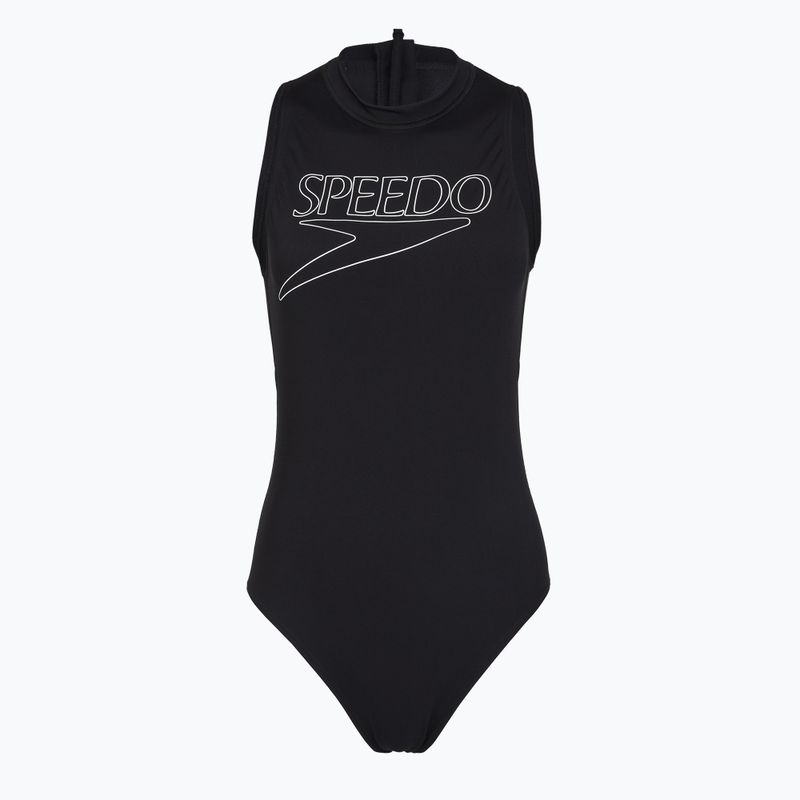 Costume da bagno intero donna Speedo Endurance+ Logo Hydrasuit anthracite 3