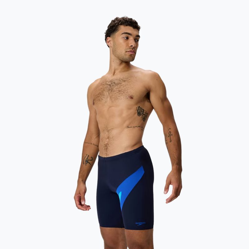 Jammer da nuoto uomo Speedo Hyperboom peacoat/deep sapphire 3