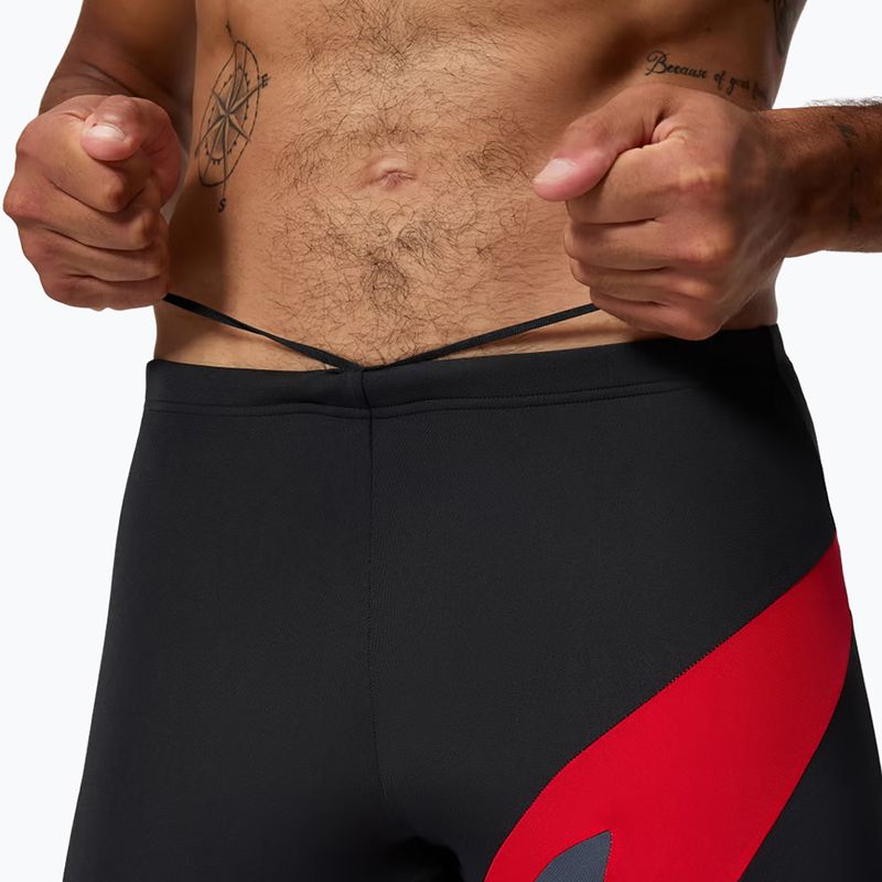 Jammer da uomo Speedo Hyperboom anthracite/high risk red 4