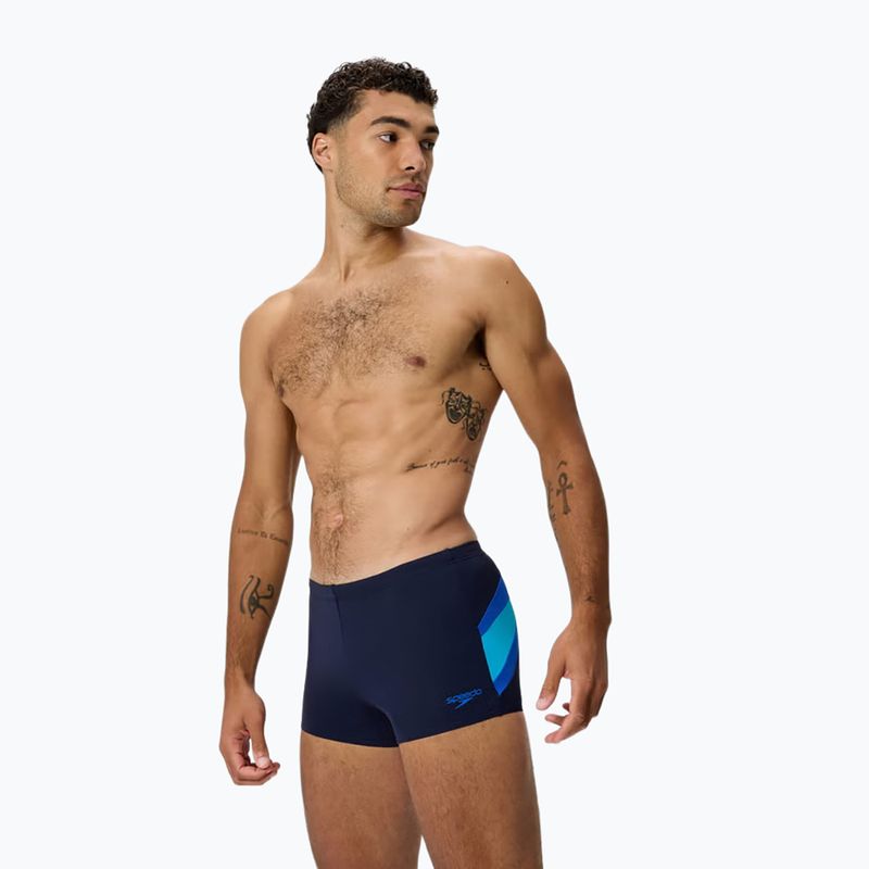 Boxer da bagno uomo Speedo Hyperboom Aquashort peacoat/deep sapphire 3
