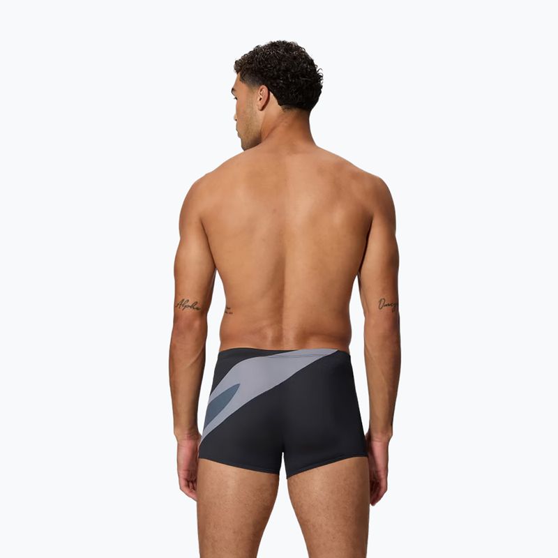 Boxer da bagno uomo Speedo Hyperboom Aquashort anthracite/coin grey 2