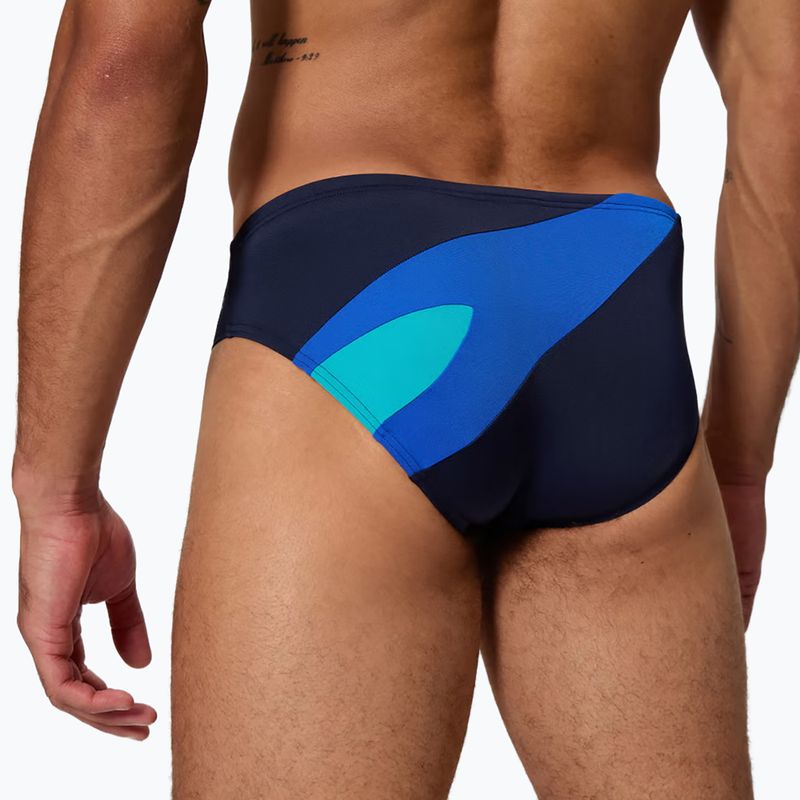Slip da nuoto uomo Speedo Hyperboom Brief peacoat/deep sapphire 5