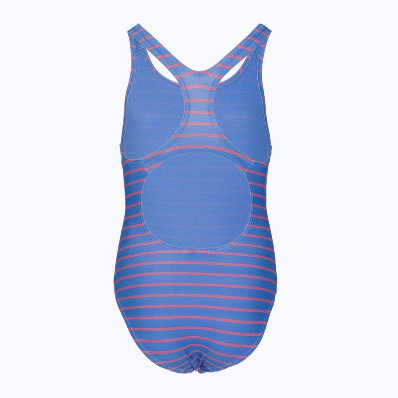 Costume da bagno intero bambino Speedo Stripe Print Medalist periwinkle blue 2