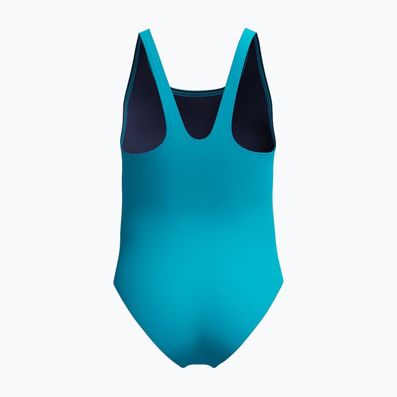 Costume da bagno intero per bambini Speedo Hyperboom Butterfly Back Mayan Blue/Margarita Pink 2