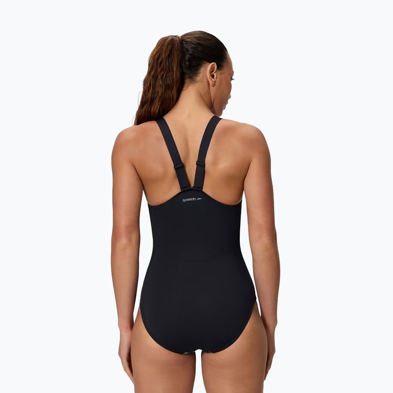 Costume intero da donna Speedo Sculpture High Neck Contour 2