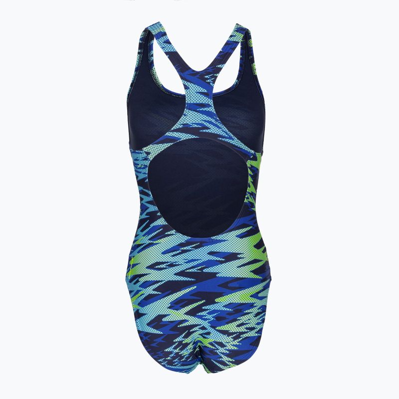 Costume da bagno intero donna Speedo Hyperboom Print Medalist peacoat 7