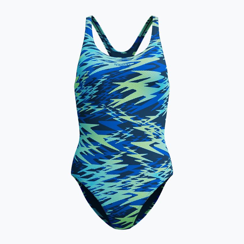 Costume da bagno intero donna Speedo Hyperboom Print Medalist peacoat 6