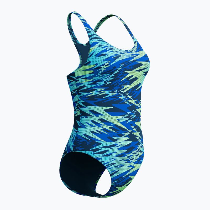 Costume da bagno intero donna Speedo Hyperboom Print Medalist peacoat 7