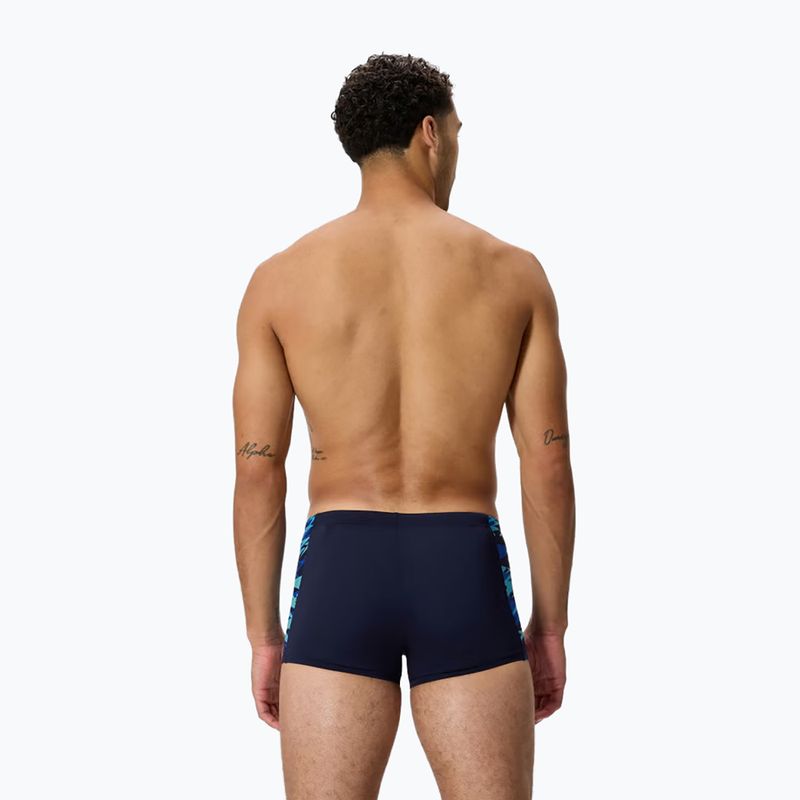 Boxer da nuoto Speedo Hyperboom Splice Aquashort peacoat/deep sapphire 2
