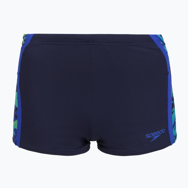 Boxer da nuoto Speedo Hyperboom Splice Aquashort peacoat/deep sapphire