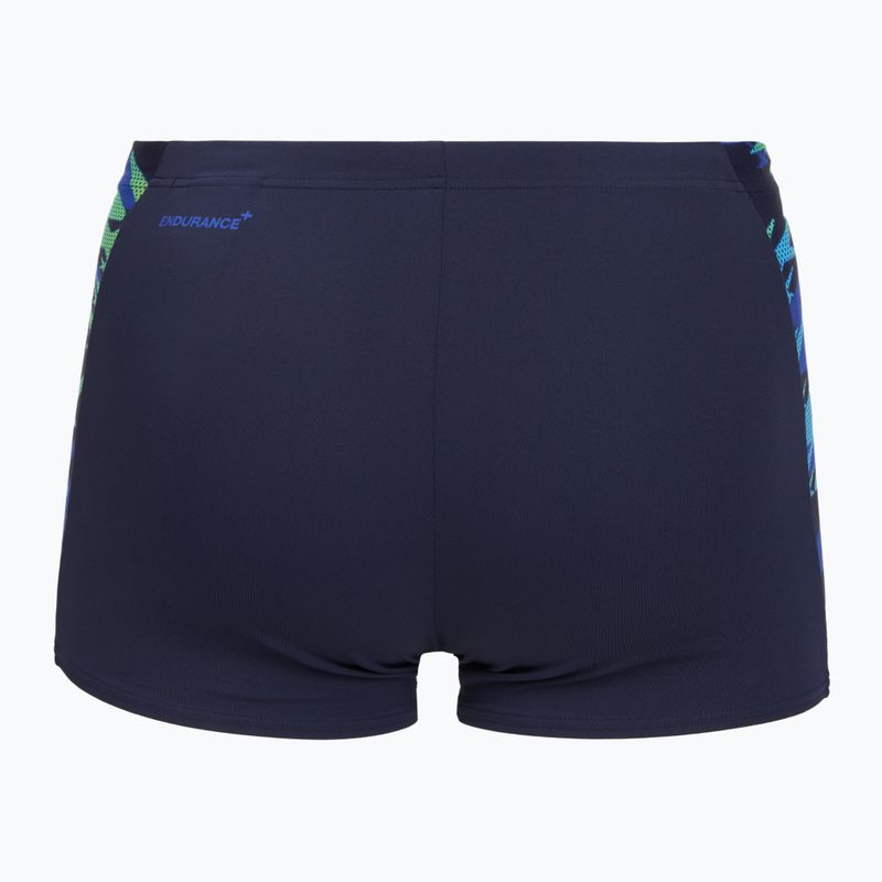 Boxer da nuoto Speedo Hyperboom Splice Aquashort peacoat/deep sapphire 2