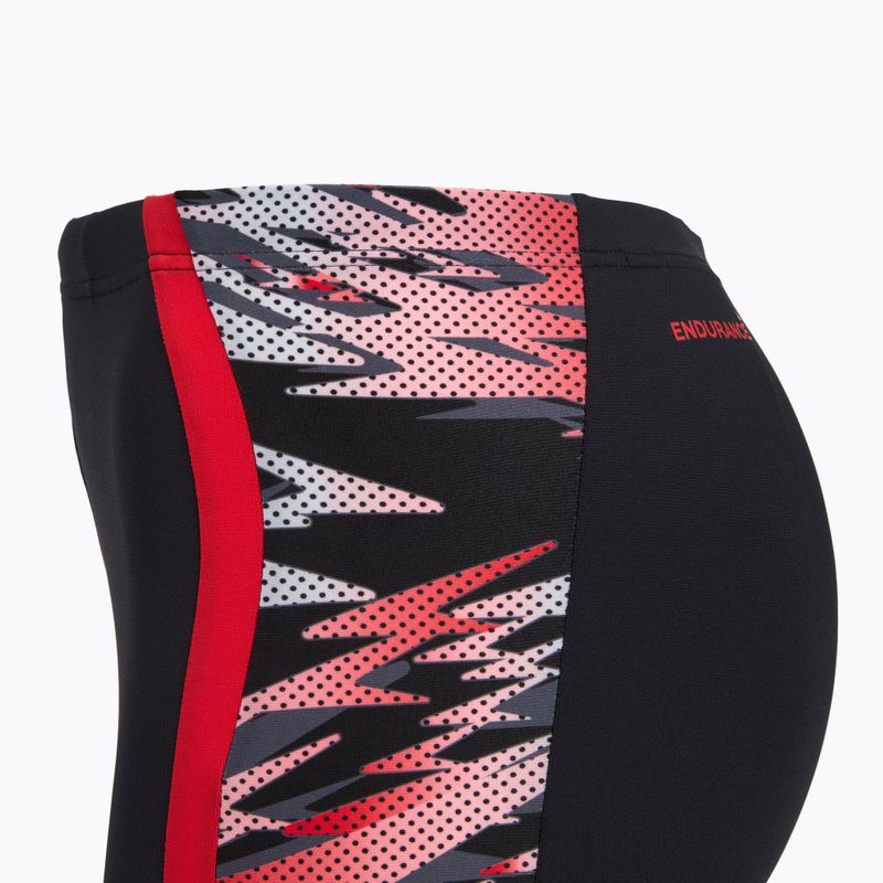 Boxer da bagno Speedo Hyperboom Splice Aquashort anthracite/high risk red 3
