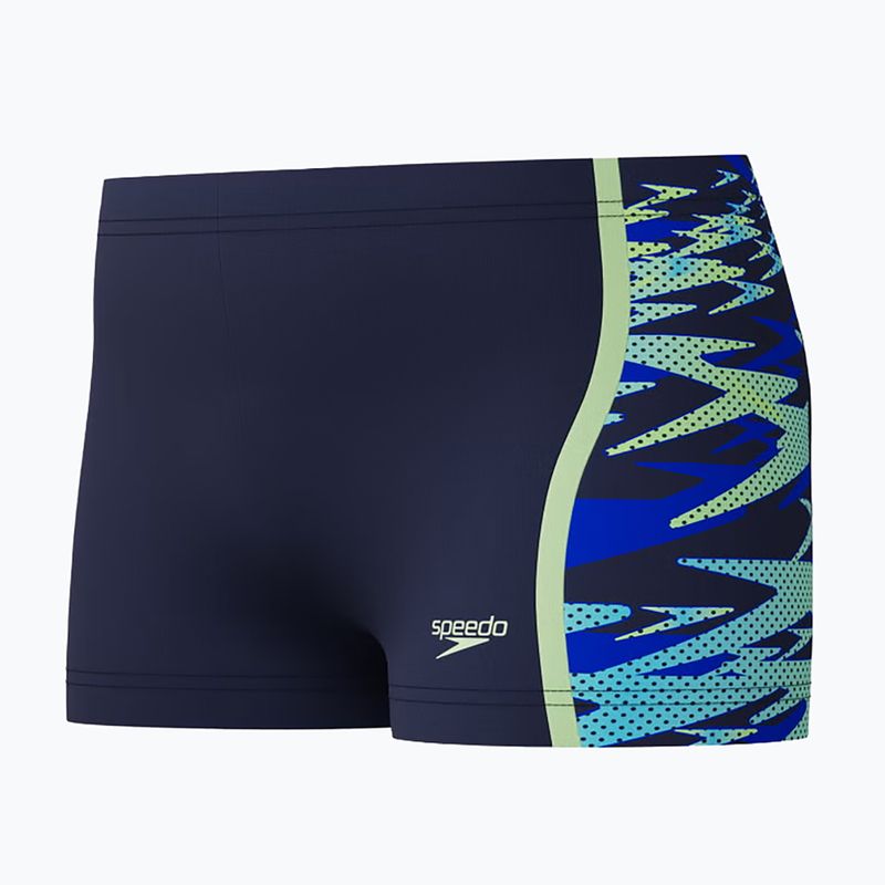 Boxer da bagno Speedo Hyperboom Splice Aquashort peacoat/deep sapphire 3