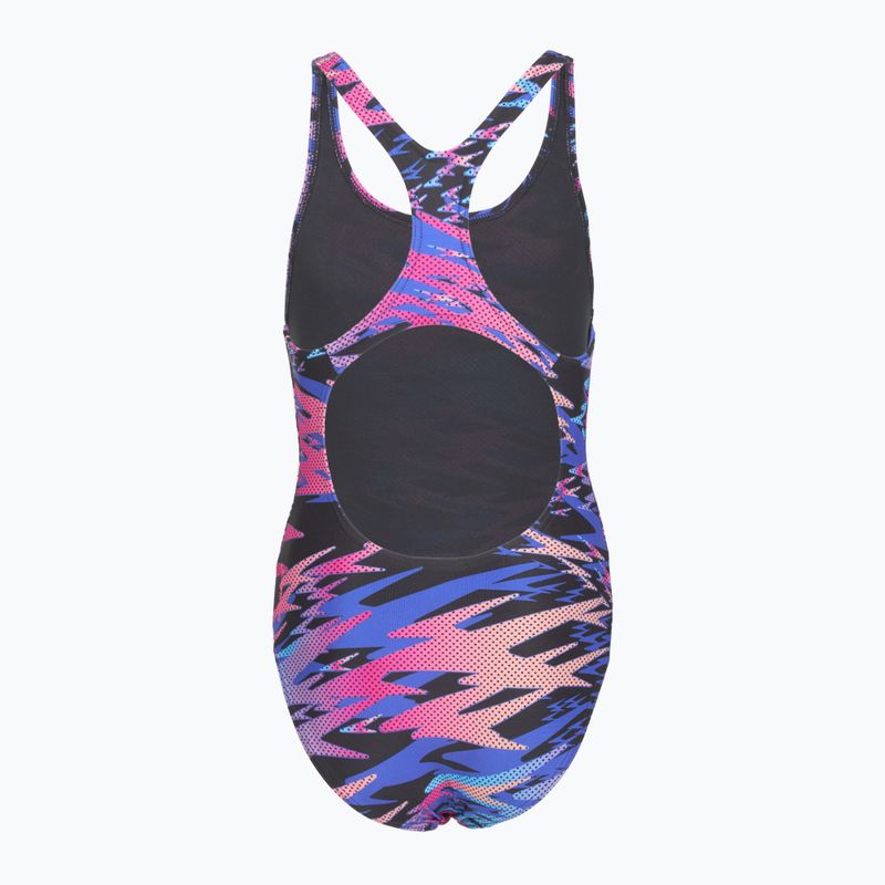 Costume da nuoto intero per bambini Speedo Hyperboom Print Medalist anthracite 2