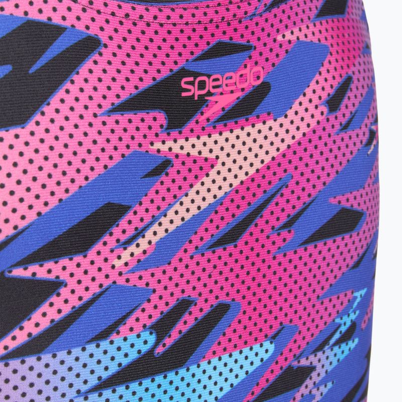 Costume da nuoto intero per bambini Speedo Hyperboom Print Medalist anthracite 3