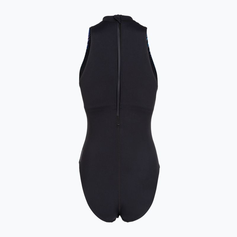 Costume da bagno intero donna Speedo Print Hydrasuit anthracite 2