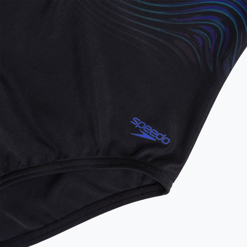 Costume da bagno intero donna Speedo Print Hydrasuit anthracite 3
