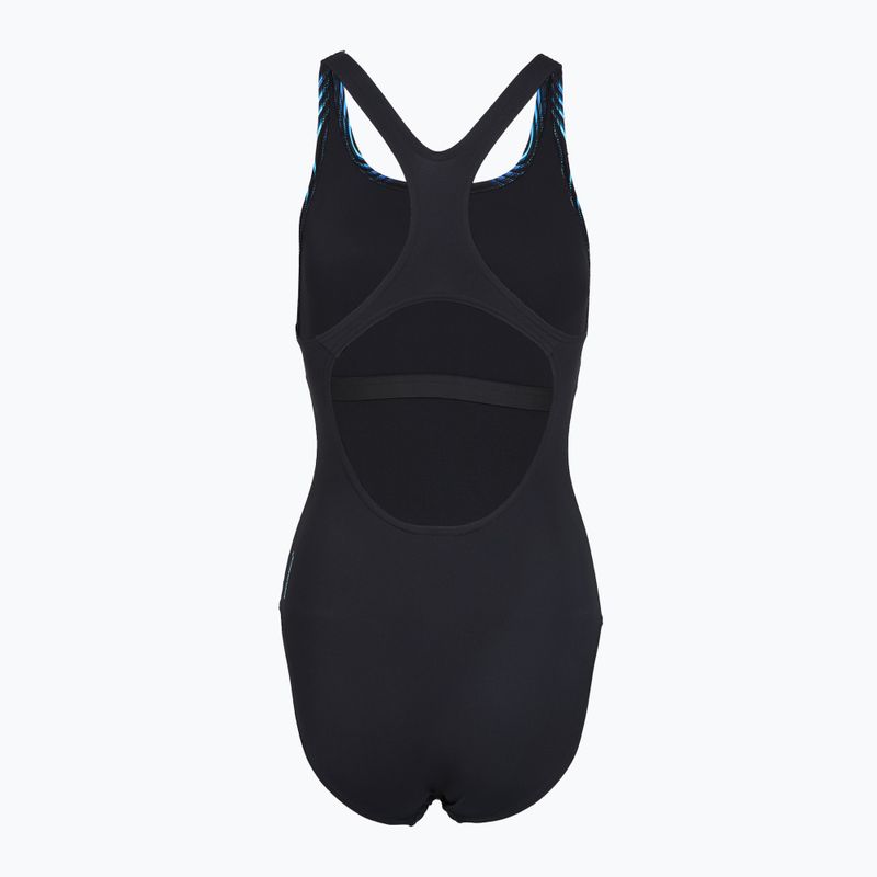 Costume da bagno intero donna Speedo Print Medalist anthracite 2