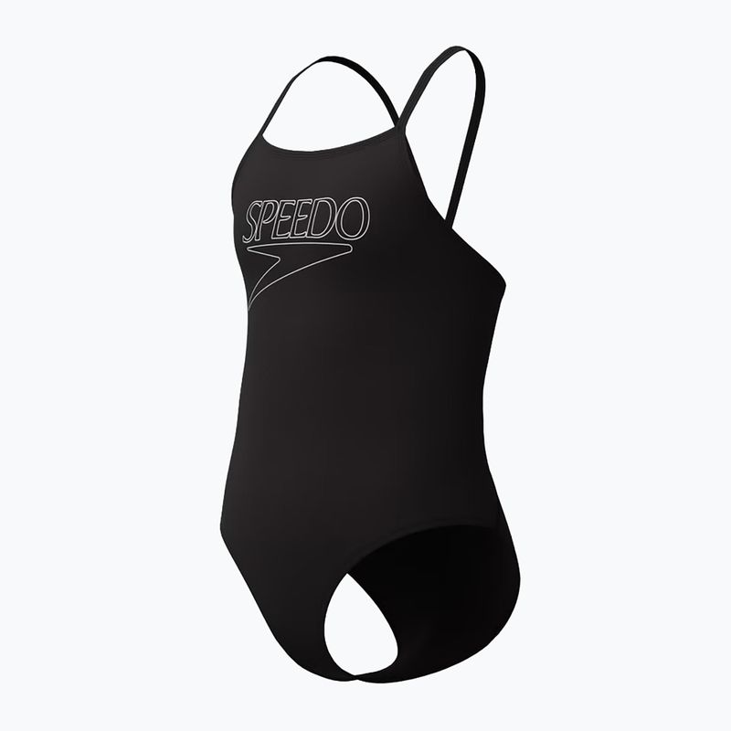 Costume da nuoto intero per bambini Speedo Endurance+ Logo Thinstrap anthracite 3