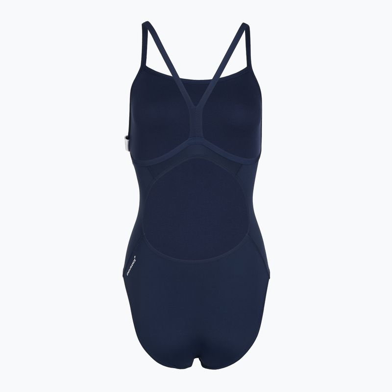 Costume da bagno intero bambino Speedo Endurance+ Logo Thinstrap peacoat 2