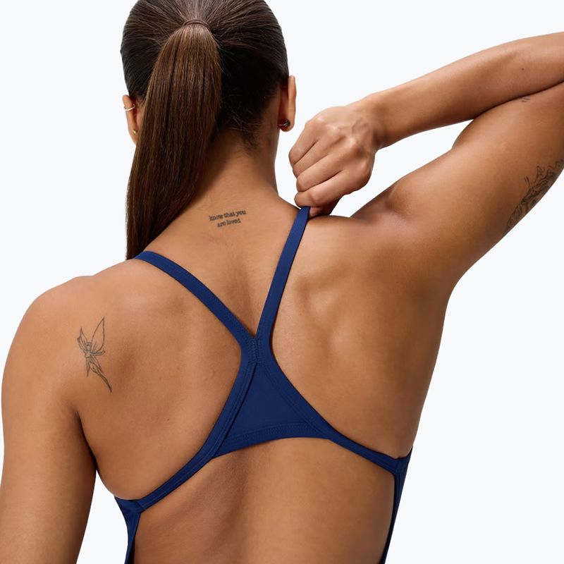 Costume intero da donna Speedo Solid EnduraSoft Turnback team navy 4