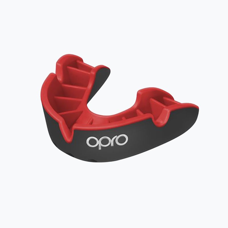 Protezione della mascella Opro Silver nera 2