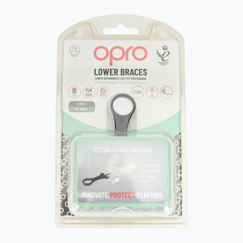Paradenti Opro Lower Braces white