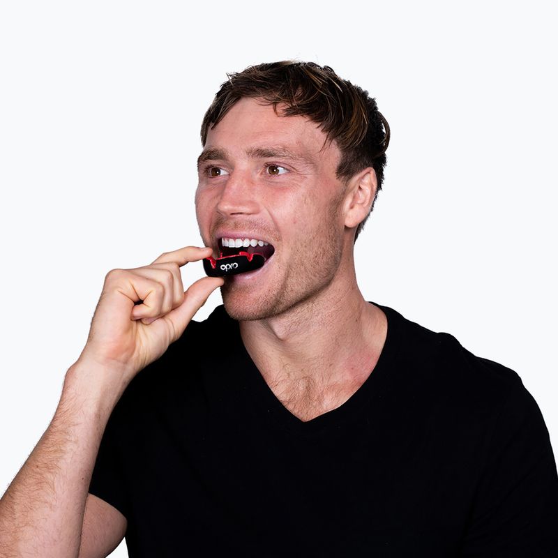 Paradenti Opro Silver GEN4 black/red 5