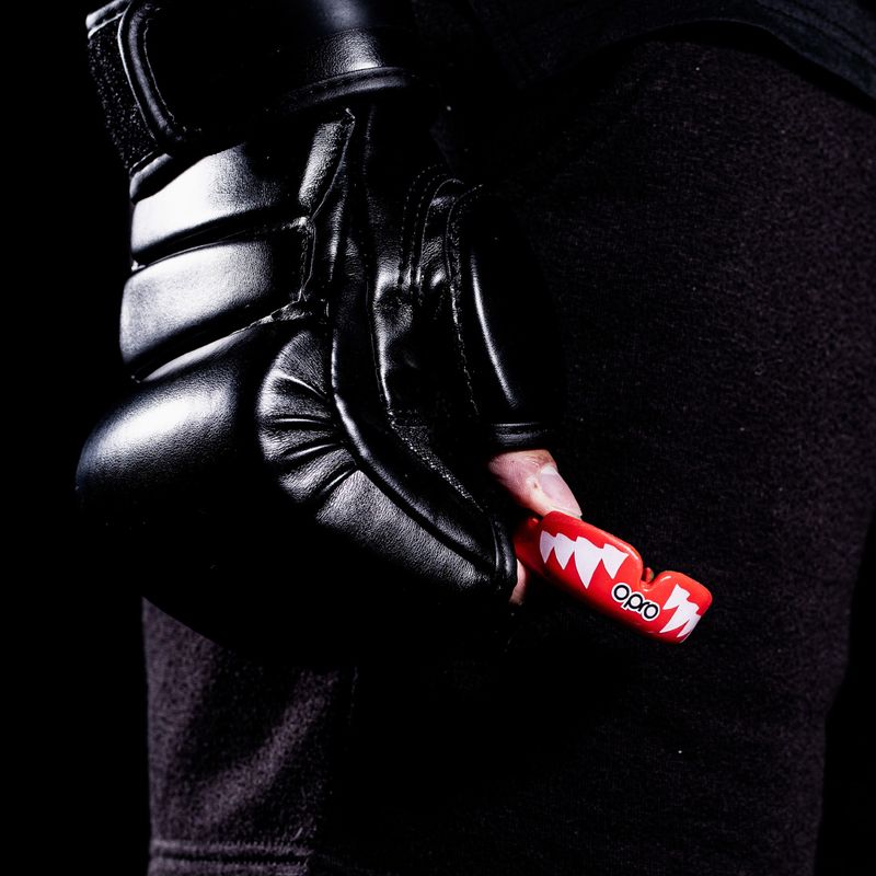 Paradenti Opro Instant Custom Fit Jaws red 4