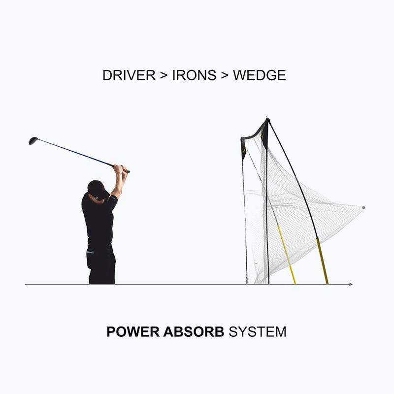 Rete da golf QuickPlay Quick-Hit 300 x 210 cm bianco/nero 5