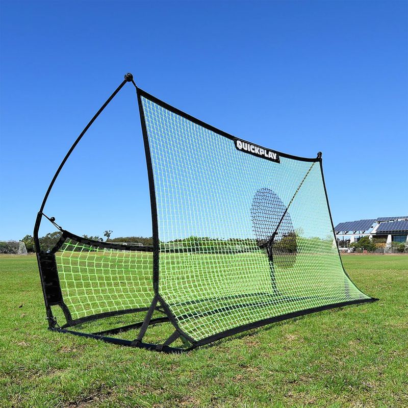 Rete Rebounder QuickPlay Tekkers Dual 200 x 120 cm nero/verde