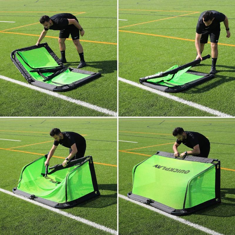 Porta da calcio Quickplay Pro Alu Training 180 x 120 cm nero/verde 8