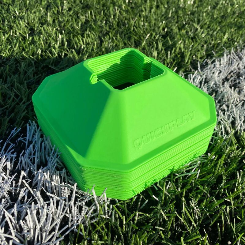 QuickPlay Mini Coni 20 coni da allenamento verdi 2