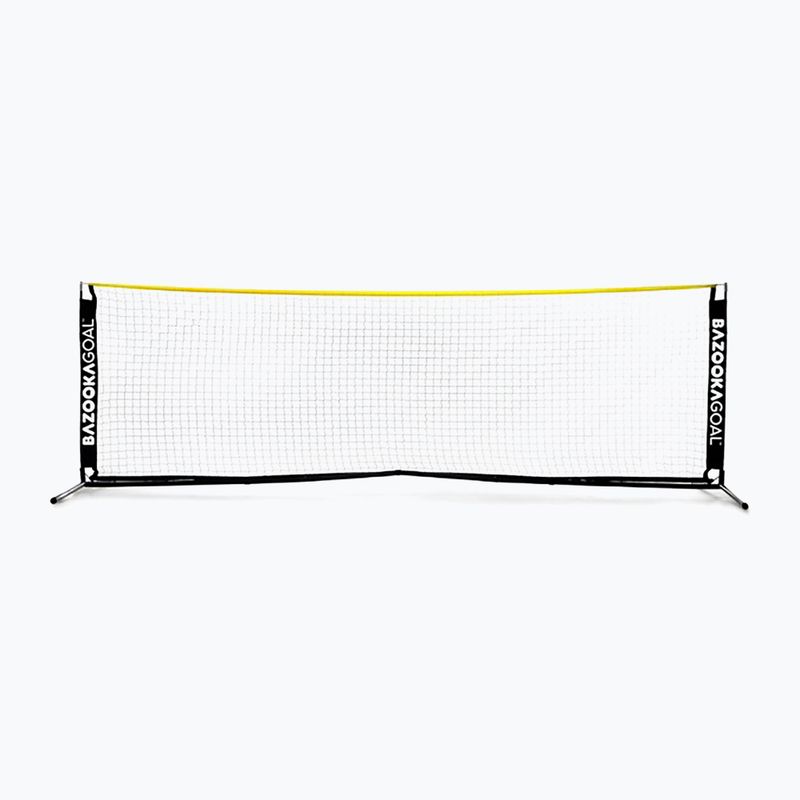 Bazookagoal Rete da calcio tennis 300 x 100/150 cm nero 3267 3